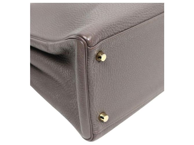 Hermès Kelly Square Stamp Castaño - vista 5