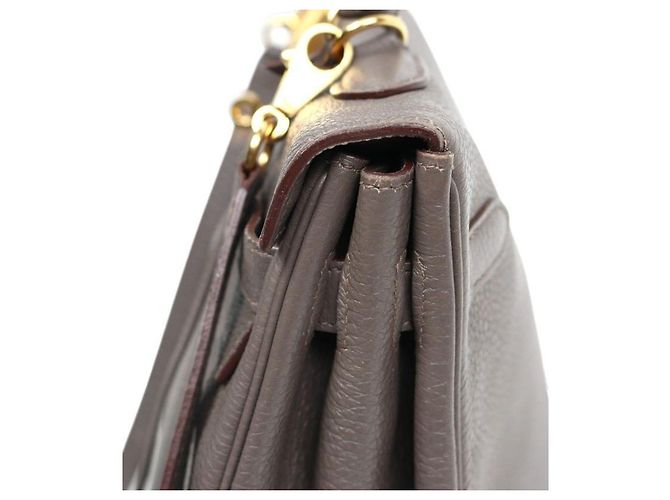 Hermès Kelly Square Stamp Castaño - vista 8