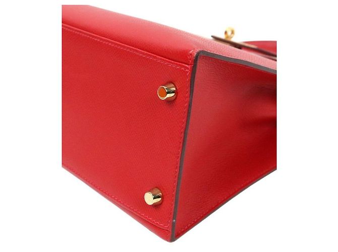Hermès Timbro dimensione Kelly Rosso - vista 6