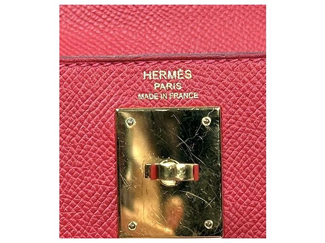 Hermès Timbro dimensione Kelly Rosso - vista 8