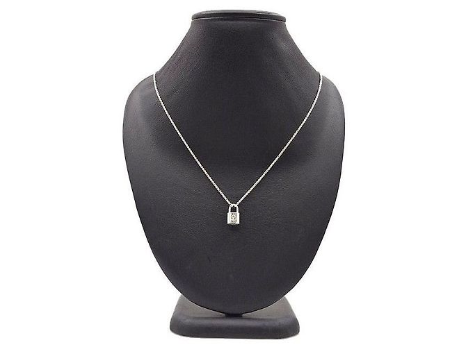 Louis Vuitton Silver Lockit Halskette Silber - Ansicht 2