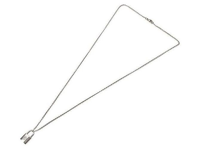 Louis Vuitton Silver Lockit Halskette Silber - Ansicht 3
