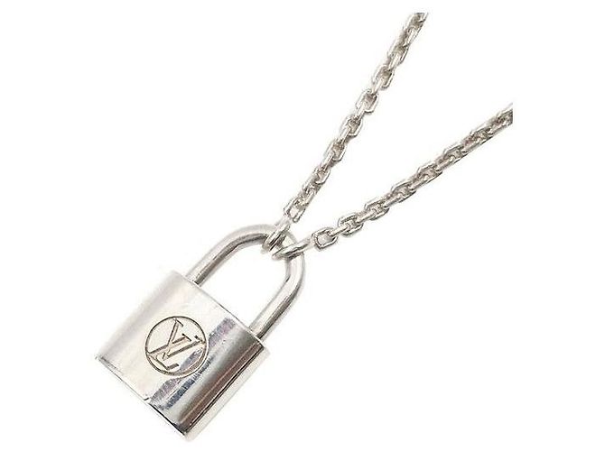 Louis Vuitton Silver Lockit Halskette Silber - Ansicht 4