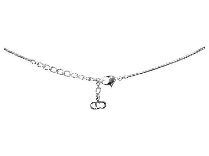 Dior Vertikales CD Halskette Silber - Ansicht 3