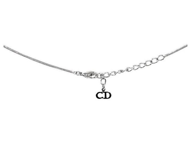 Dior Vertikales CD Halskette Silber - Ansicht 4