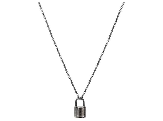 Louis Vuitton Collar Silver Lock Plata - vista 2