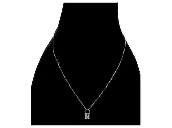 Louis Vuitton Collar Silver Lock Plata - vista 5