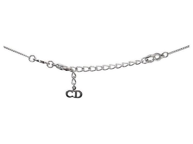 Dior Cubic Plate Silberhalskette - Ansicht 4