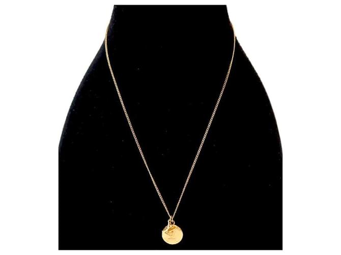 Louis Vuitton Collana Monogram Chams Gold D'oro - vista 5