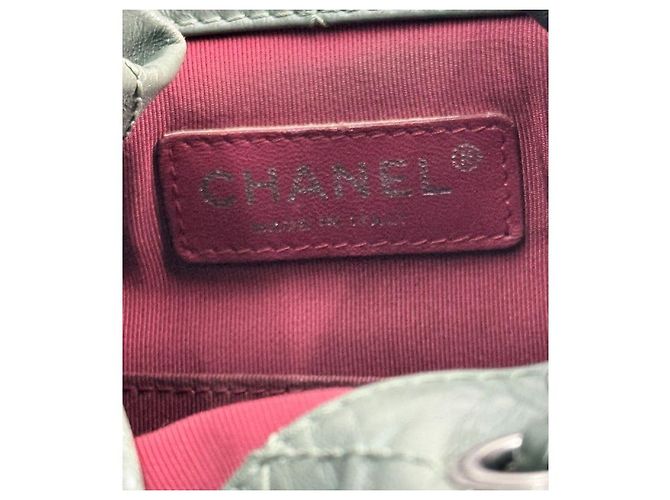 Chanel Small Khaki Leather Gabrielle Backpack Brown - view 13