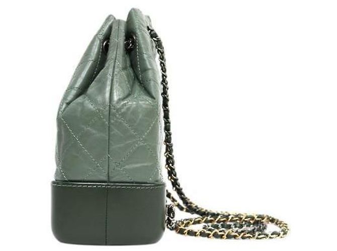 Chanel Small Khaki Leather Gabrielle Backpack Brown - view 2