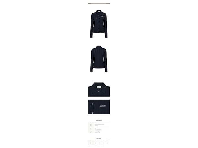 Miu Miu Kaschmir-Cardigan Schwarz - Ansicht 2