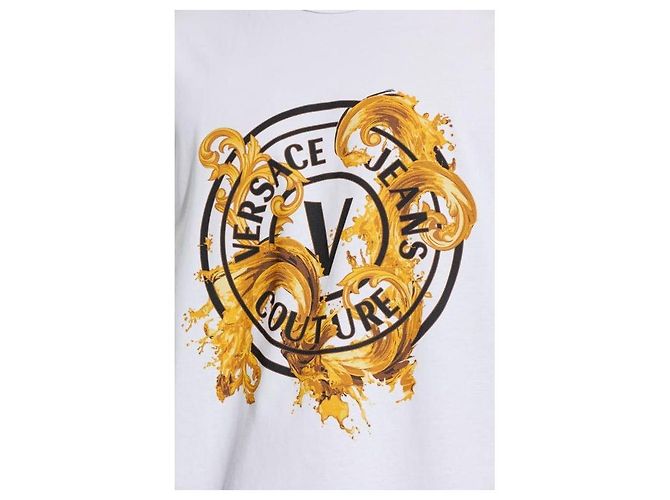 Versace Camiseta de jersey de algodão estampado Branco - vista 5