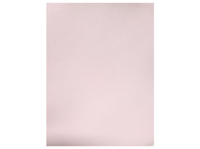 Hermès Clutch Deep Evercolor Mauve Pale Silver-tone con timbro Bianco - vista 4