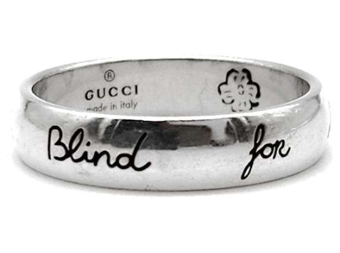 Gucci Anello Blind for Love in argento - vista 2