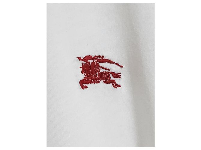 Burberry T-shirt Archive Ricamato Argento - vista 3