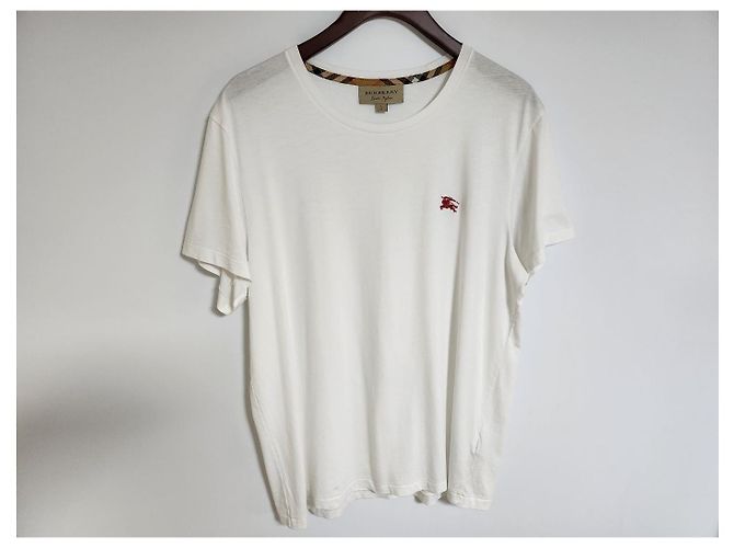 Burberry T-shirt Archive Ricamato Argento - vista 6
