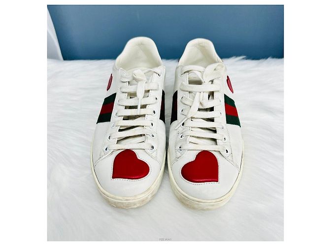 Gucci Sneakers Ace Heart Multicolore - vista 2