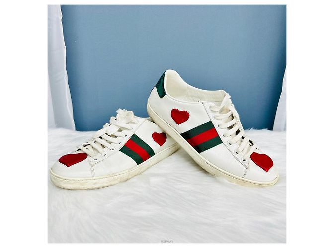 Gucci Sneakers Ace Heart Multicolore - vista 3