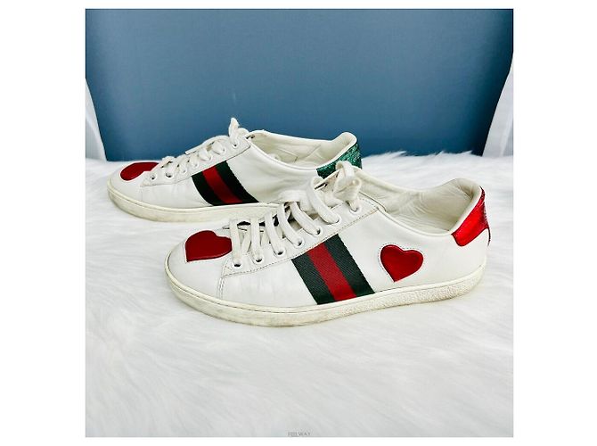 Gucci Sneakers Ace Heart Multicolore - vista 4