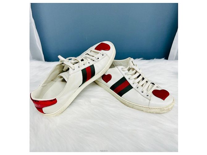 Gucci Sneakers Ace Heart Multicolore - vista 6