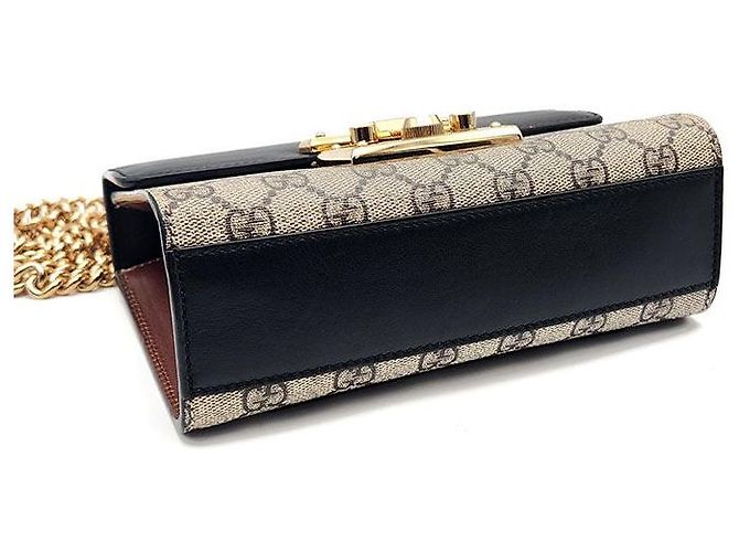 Gucci Borsa a Spalla Supreme Padlock Small Multicolore - vista 7