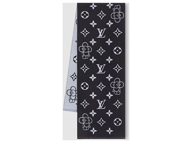 Louis Vuitton Monogram Vivienne Schal Schwarz - Ansicht 2