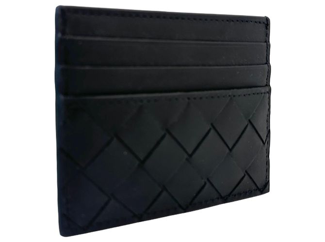 Bottega Veneta Intreccio Card Holder Black - view 10