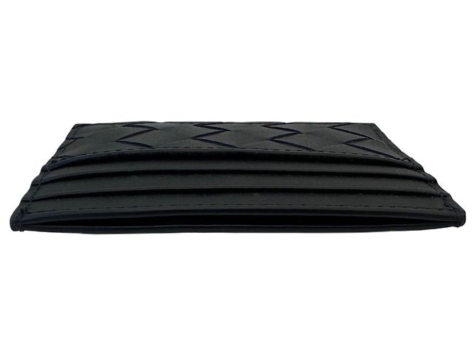 Bottega Veneta Intreccio Card Holder Black - view 13
