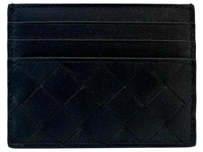 Bottega Veneta Intreccio Card Holder Black - view 2