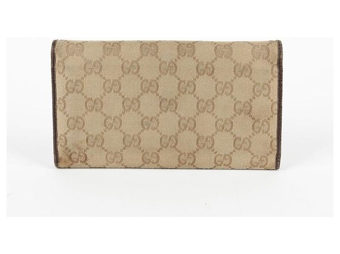 Gucci Langer Geldbeutel aus GG-Jacquard-Canvas - Ansicht 2