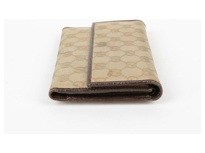 Gucci Langer Geldbeutel aus GG-Jacquard-Canvas - Ansicht 3