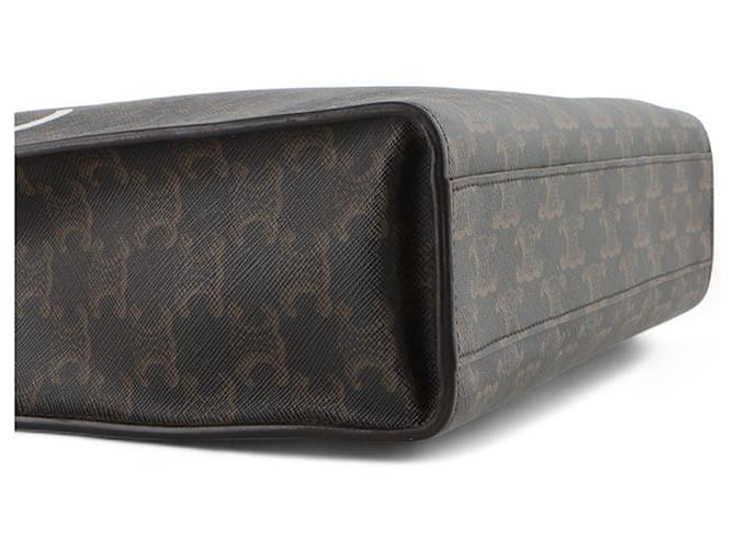 Céline Cabas Vertical Triomphe Small Nero - vista 5