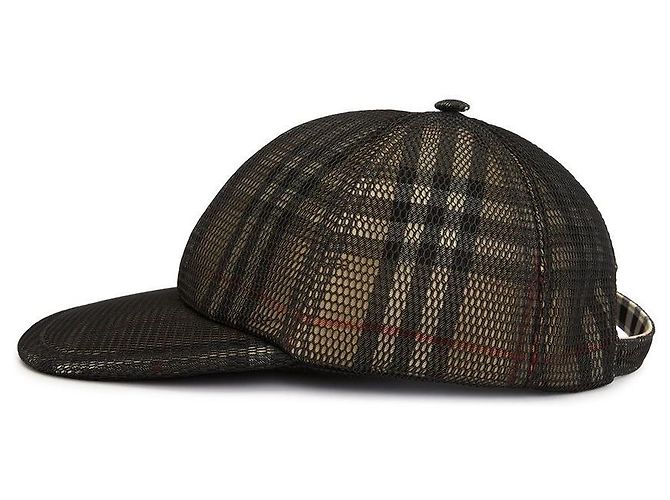 Burberry Mesh-Baseballkappe MESH OVERLAY Unisex Schwarz - Ansicht 4