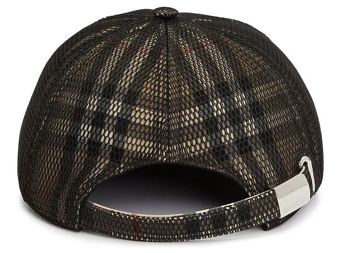 Burberry Mesh-Baseballkappe MESH OVERLAY Unisex Schwarz - Ansicht 5