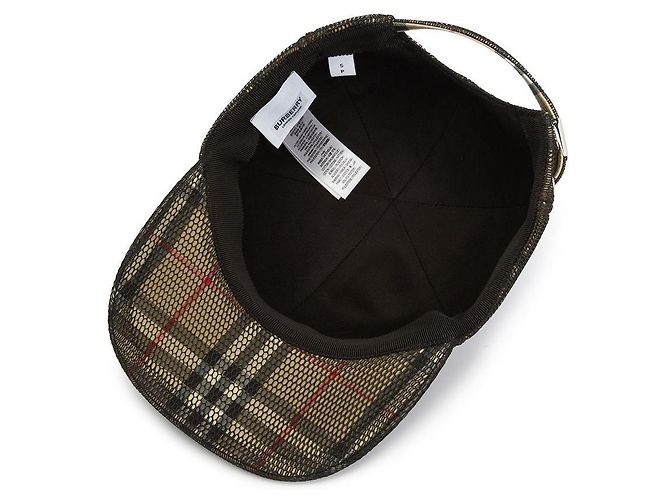 Burberry Mesh-Baseballkappe MESH OVERLAY Unisex Schwarz - Ansicht 6