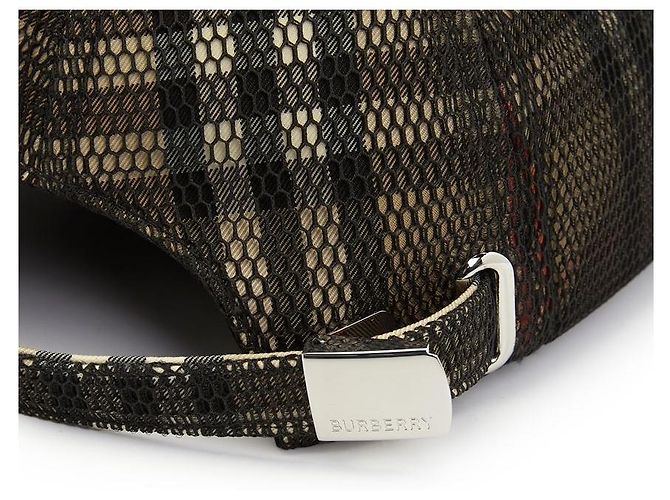 Burberry Mesh-Baseballkappe MESH OVERLAY Unisex Schwarz - Ansicht 7