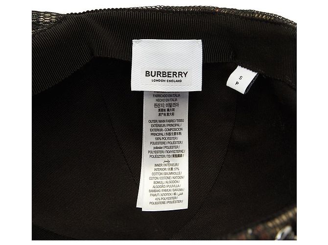 Burberry Mesh-Baseballkappe MESH OVERLAY Unisex Schwarz - Ansicht 8