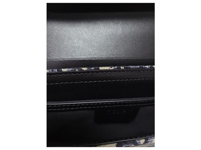 Dior Borsa a tracolla Messenger Oblique Jacquard Nero - vista 5