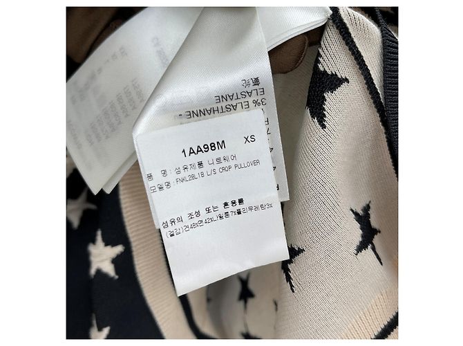 Louis Vuitton Crop Top aus Sternen-Jacquard Schwarz - Ansicht 5