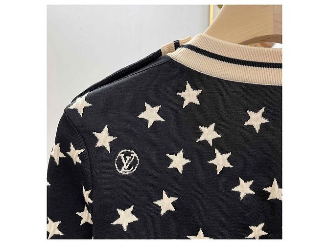 Louis Vuitton Crop Top aus Sternen-Jacquard Schwarz - Ansicht 7