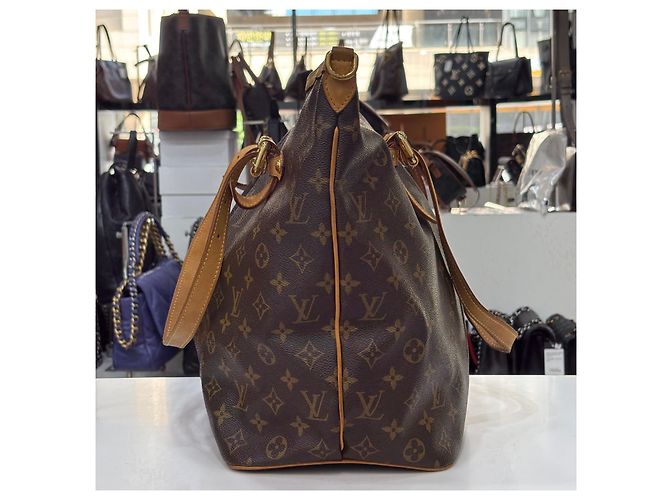 Louis Vuitton Tela Monogram Palermo GM Nero - vista 4