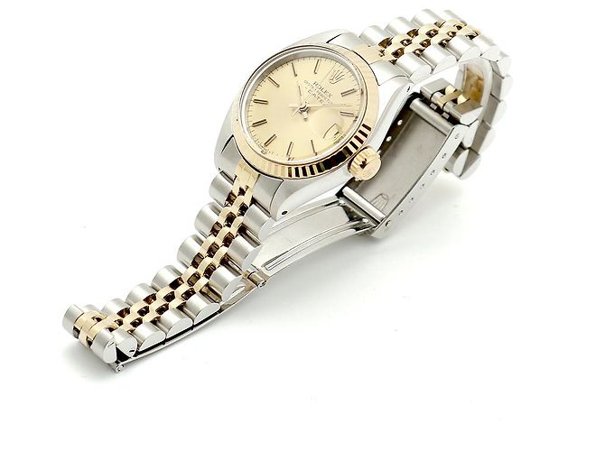 Rolex Orologio Datejust da donna Combi Quadrante Oro Champagne D'oro - vista 13