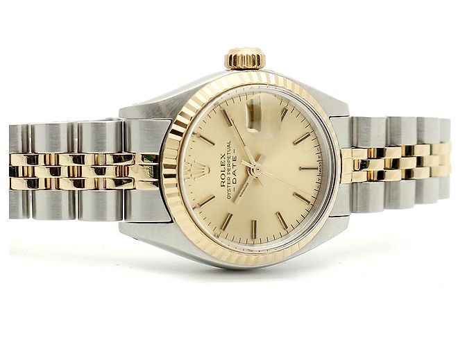 Rolex Orologio Datejust da donna Combi Quadrante Oro Champagne D'oro - vista 18