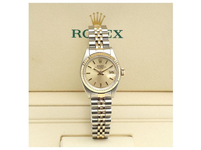 Rolex Orologio Datejust da donna Combi Quadrante Oro Champagne D'oro - vista 2