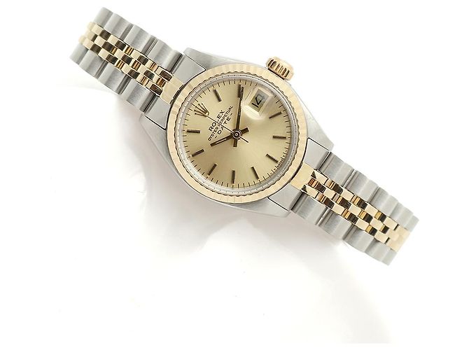 Rolex Orologio Datejust da donna Combi Quadrante Oro Champagne D'oro - vista 20