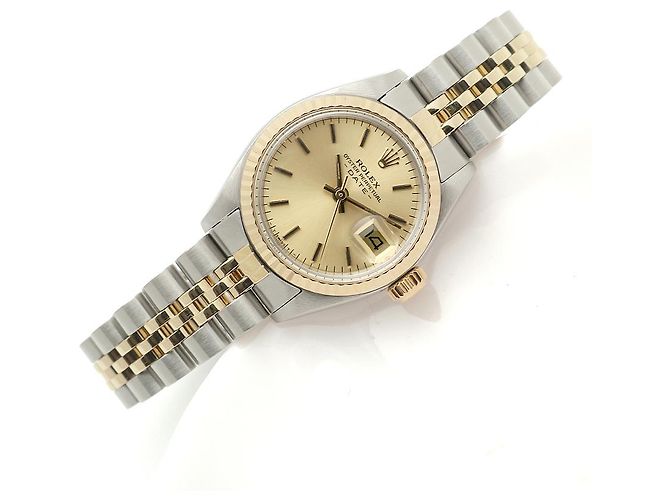 Rolex Orologio Datejust da donna Combi Quadrante Oro Champagne D'oro - vista 21