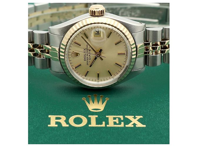 Rolex Orologio Datejust da donna Combi Quadrante Oro Champagne D'oro - vista 23