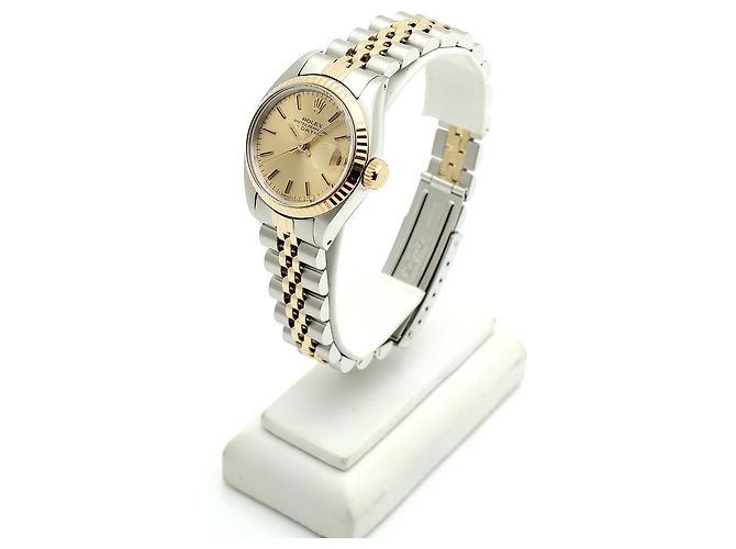Rolex Orologio Datejust da donna Combi Quadrante Oro Champagne D'oro - vista 4