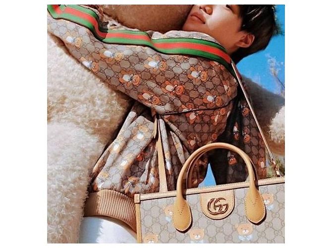 Gucci Kai Collaboration GG Jersey Trainingsjacke Mehrfarben - Ansicht 7